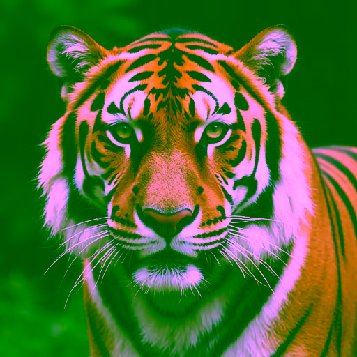 Real tiger photograph from the animals quiz