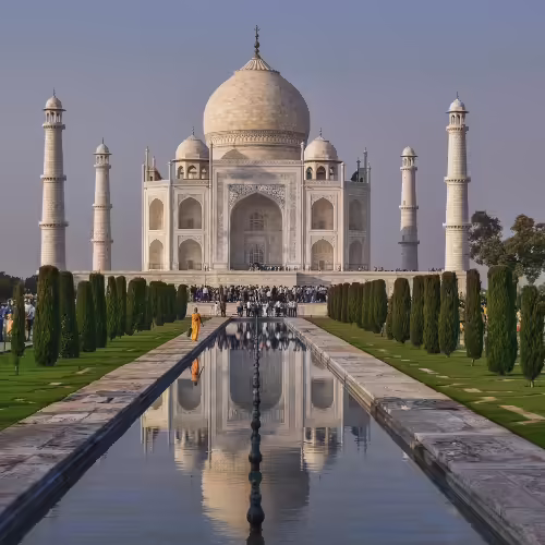 Real Taj Mahal photograph from the landmarks quiz