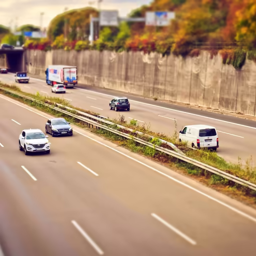 Real photo: Cars on the highway