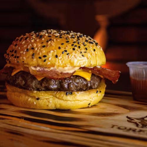 Real photo: Hamburger