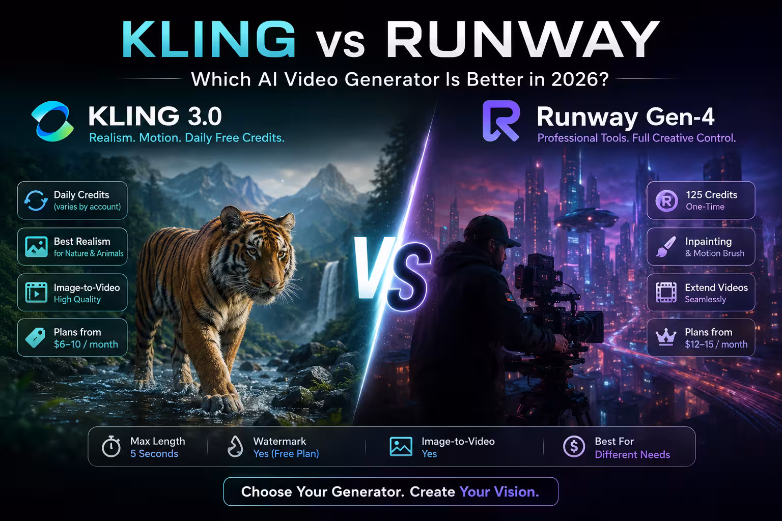 Kling vs Runway