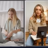 AI person video quiz